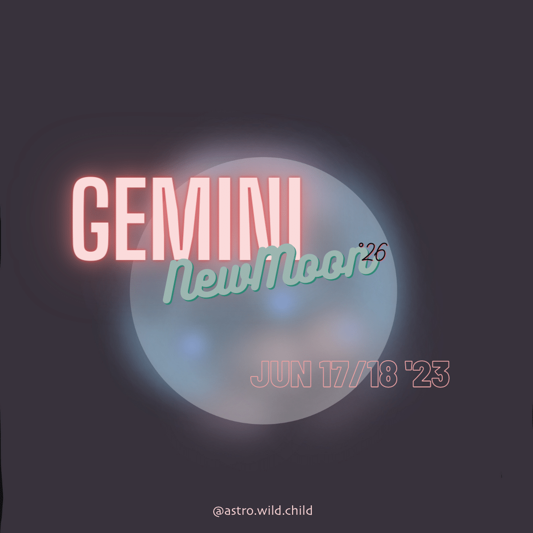 New Moon In Gemini June 2023